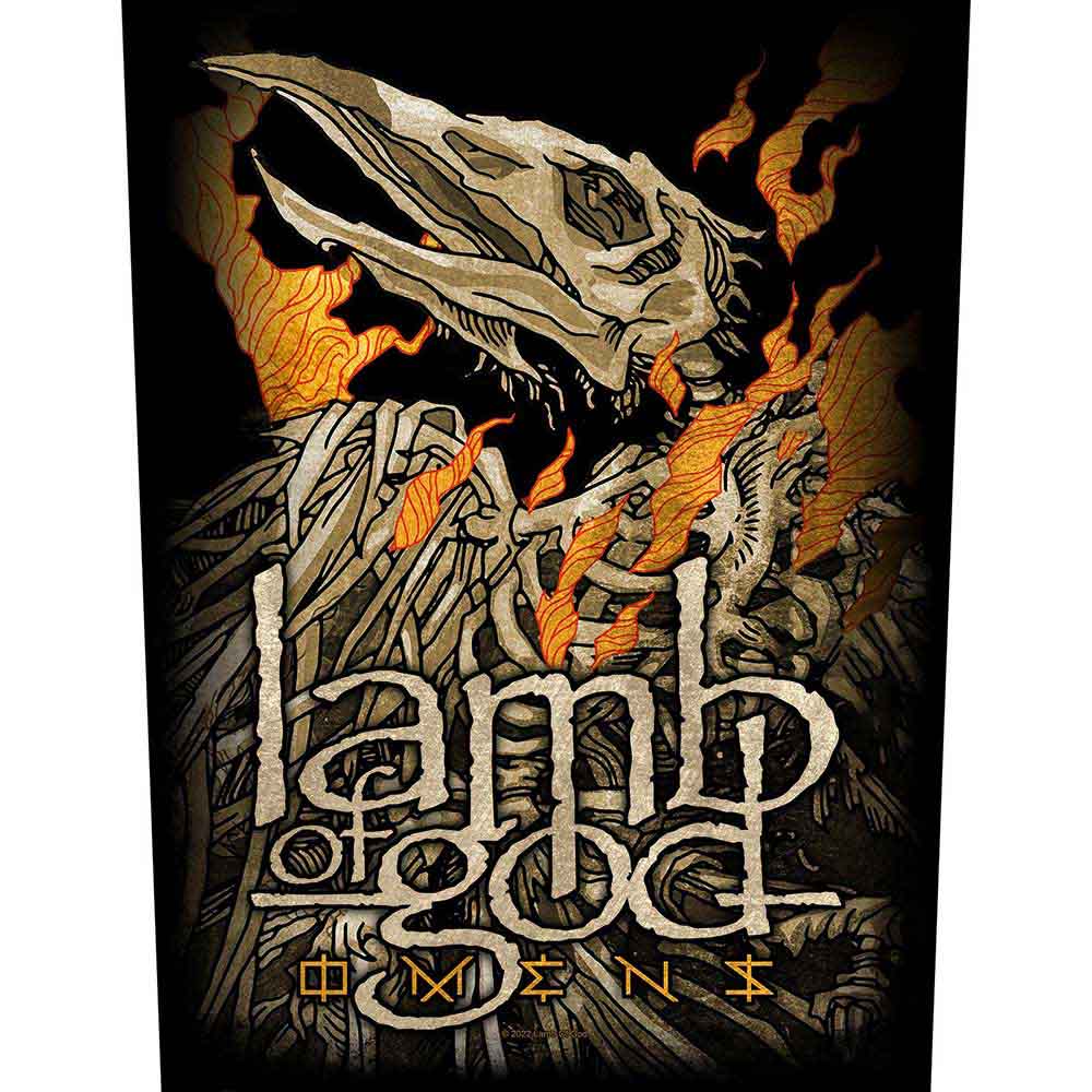 Nažehlovačka Lamb of God - Omens