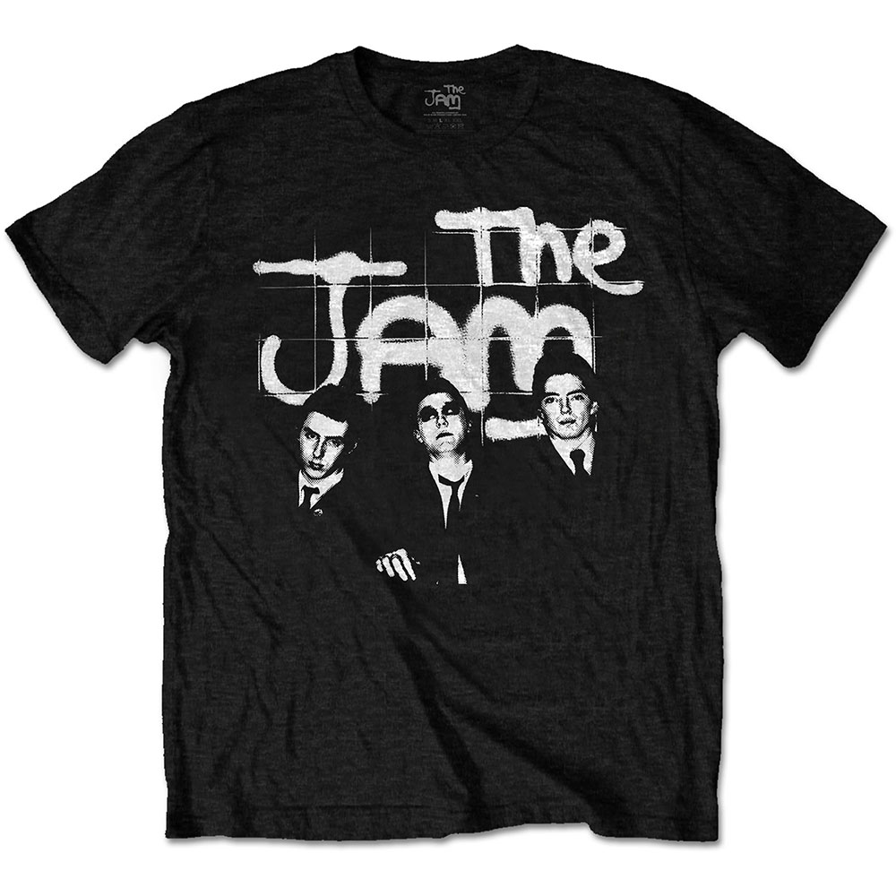 Tričko The Jam - B&W Group Shot, Unisex,Čierna,XL