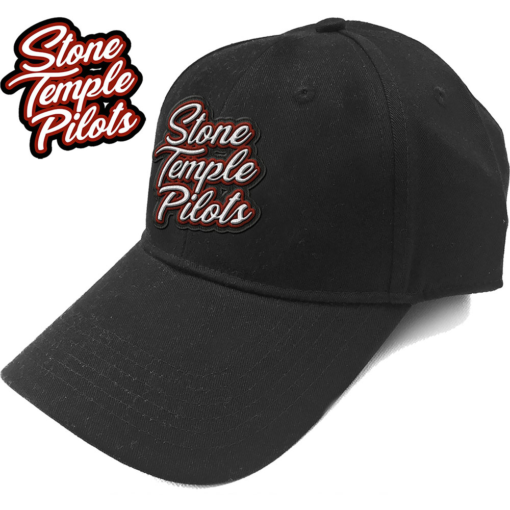 Šiltovka Stone Temple Pilots - Scroll Logo, Unisex,Čierna,Univerzálna