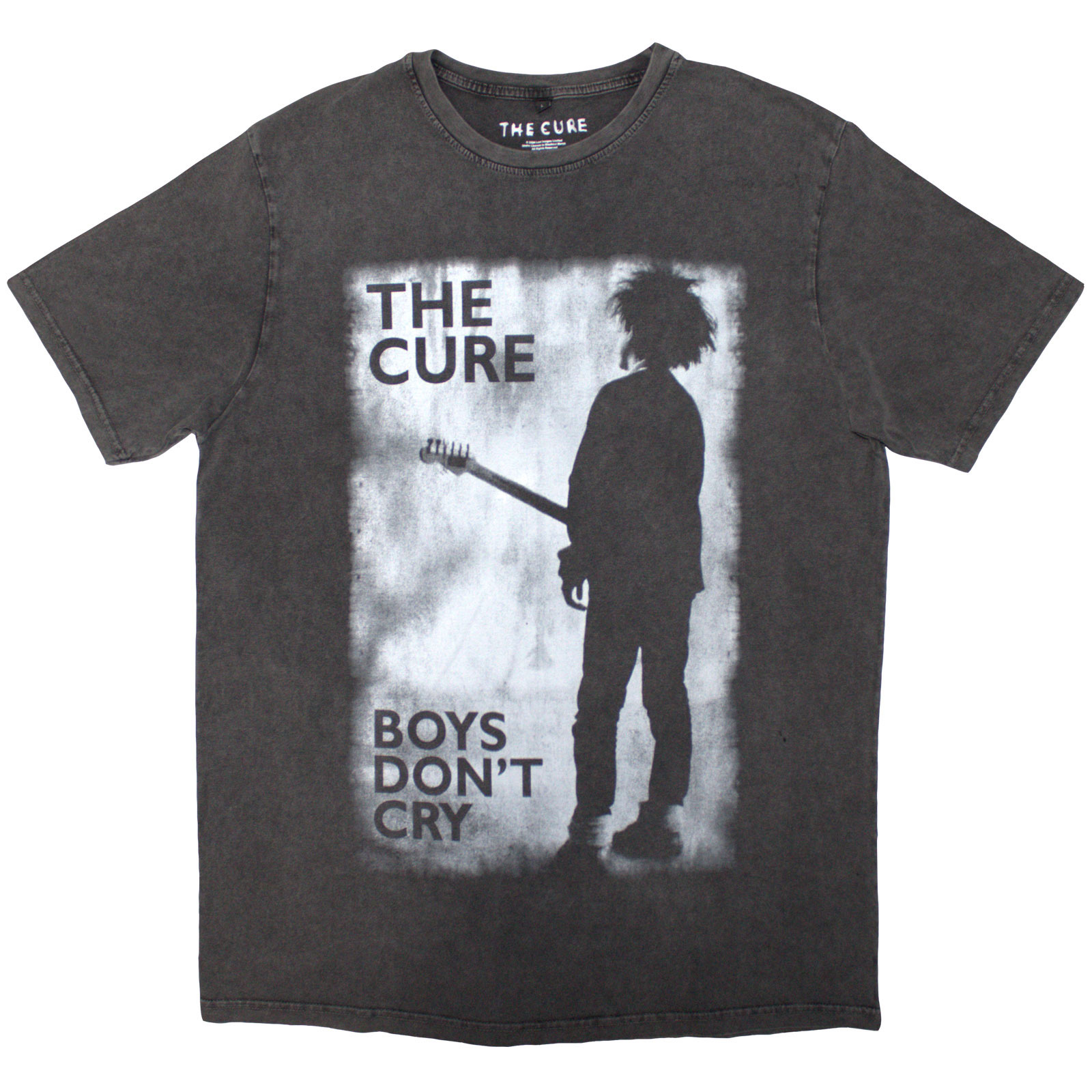 Tričko The Cure - Boys Don't Cry Black & White, Unisex,Šedá,XXL
