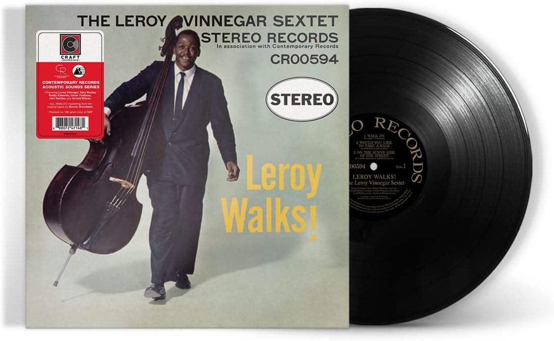 Vinyl Leroy Vinnegar - Leroy Walks!
