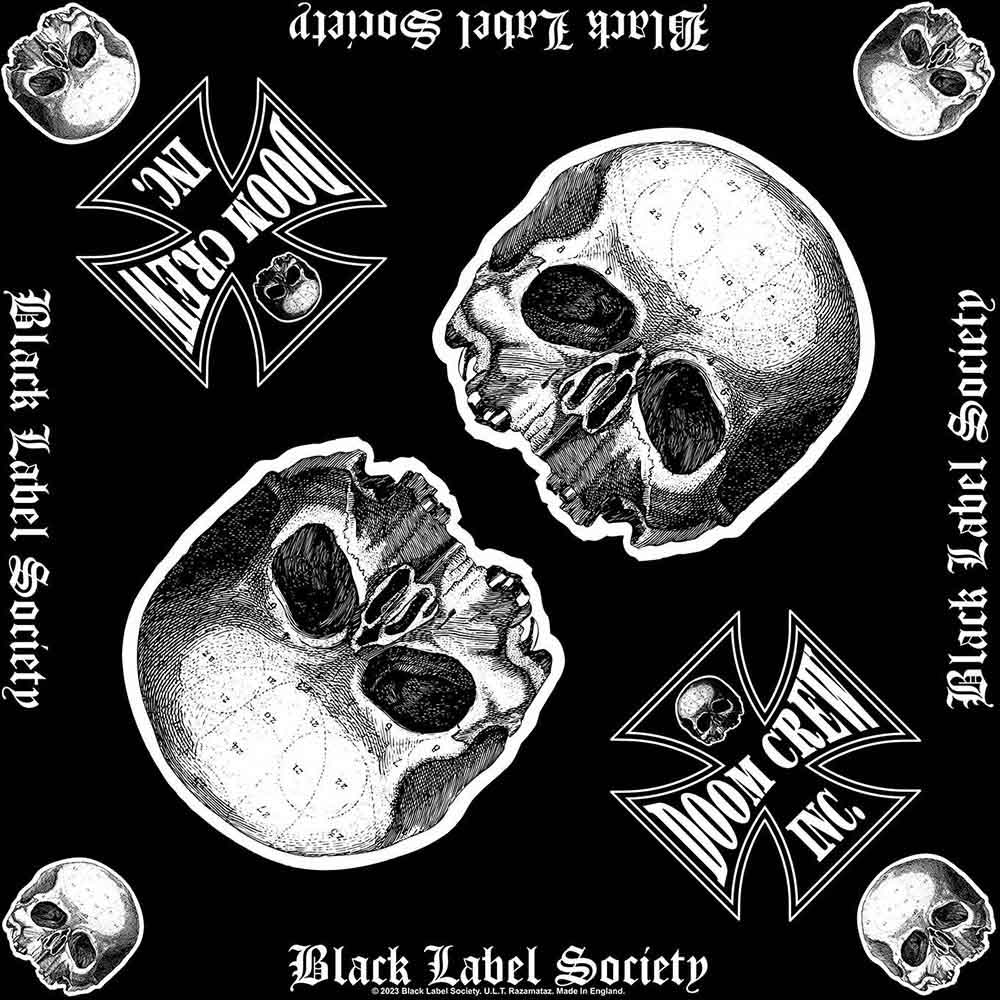 Šatka Black Label Society - Doom Crew, Unisex,Čierna,Univerzálna