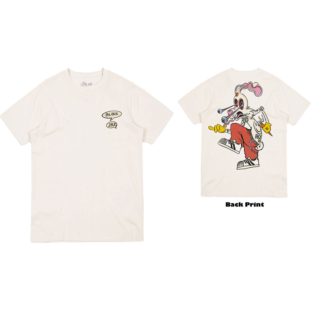 Tričko Blink 182 - Roger Rabbit, Unisex,Natural,XXL