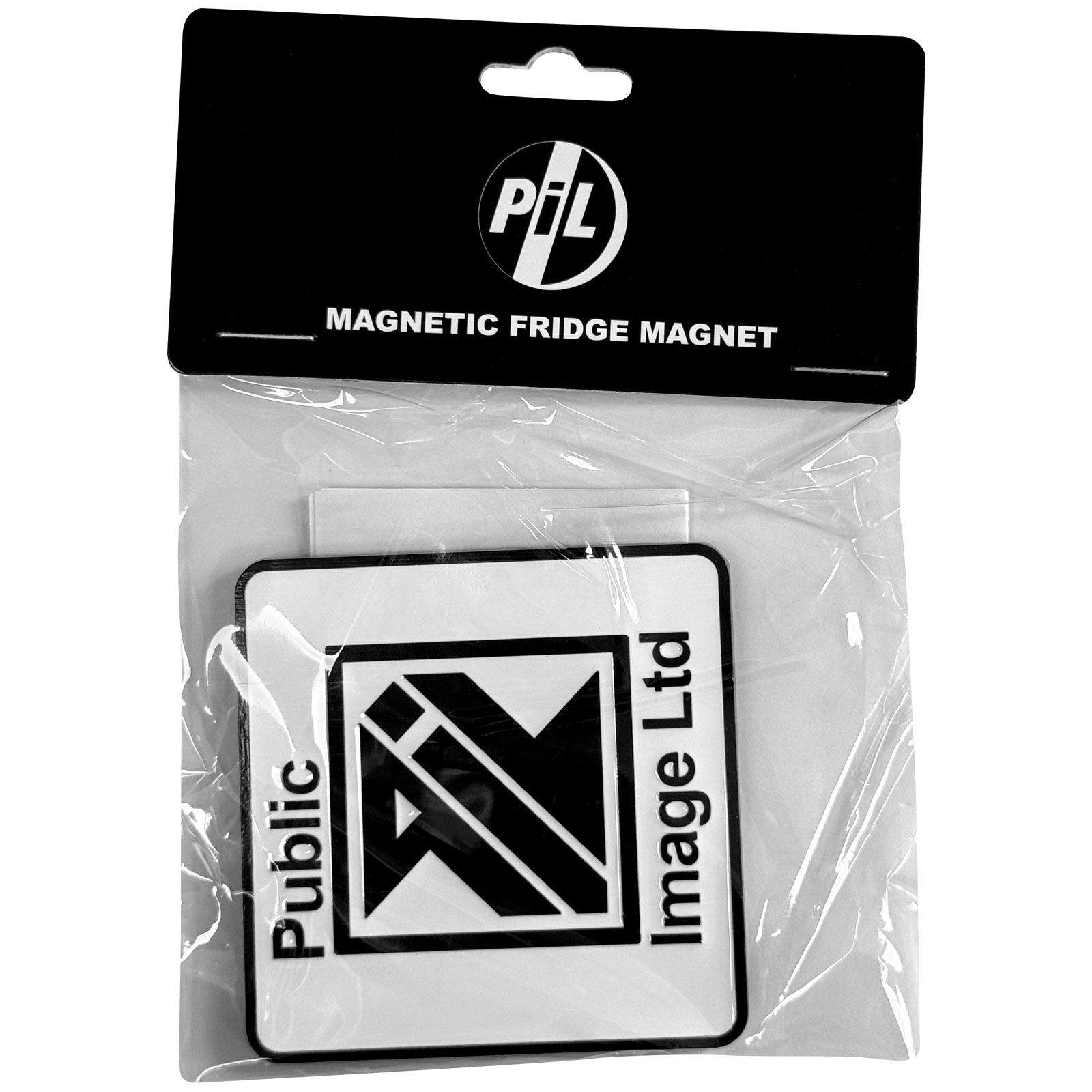 Magnetka PIL Public Image Ltd - New Logo Black & White