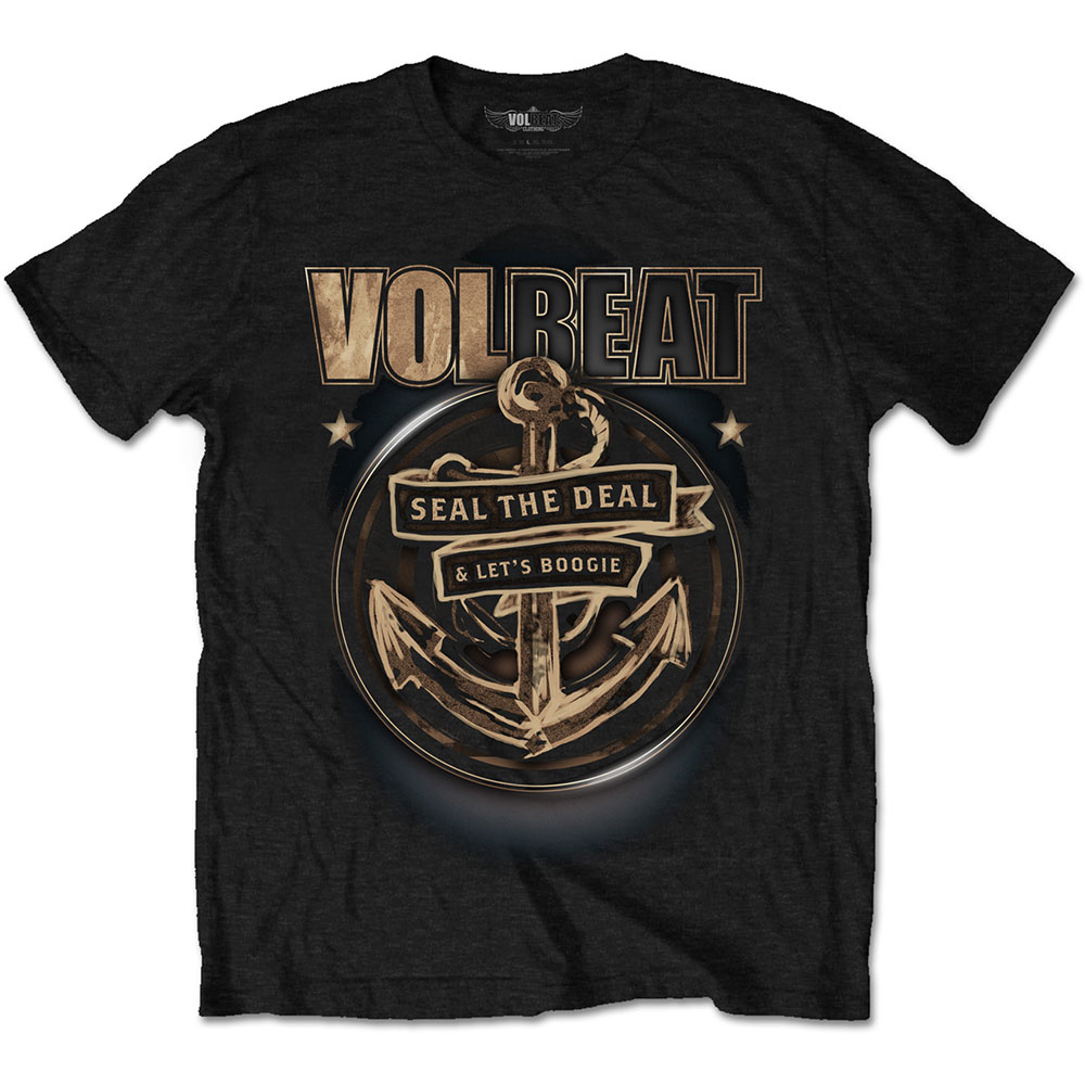 Tričko Volbeat - Anchor, Unisex,Čierna,XXL