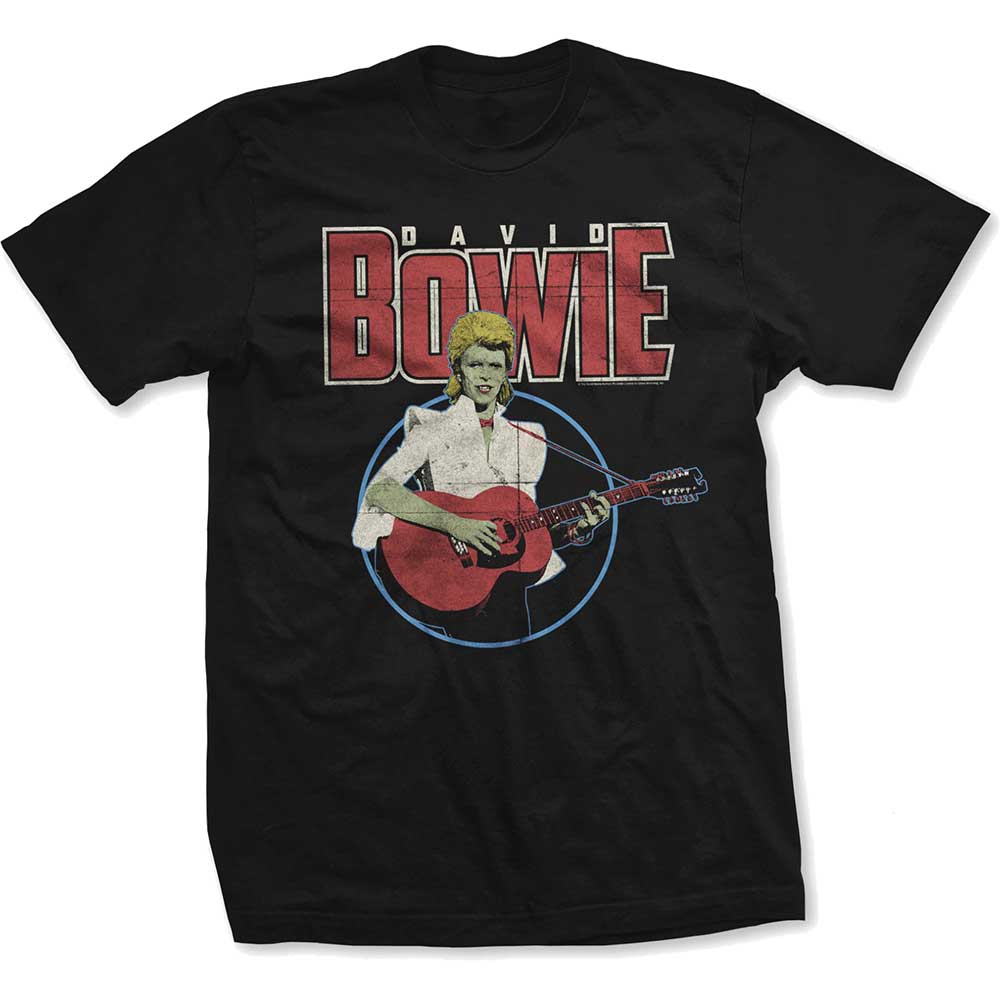 Tričko David Bowie - Acoustic Bootleg, Unisex,Čierna,XXL