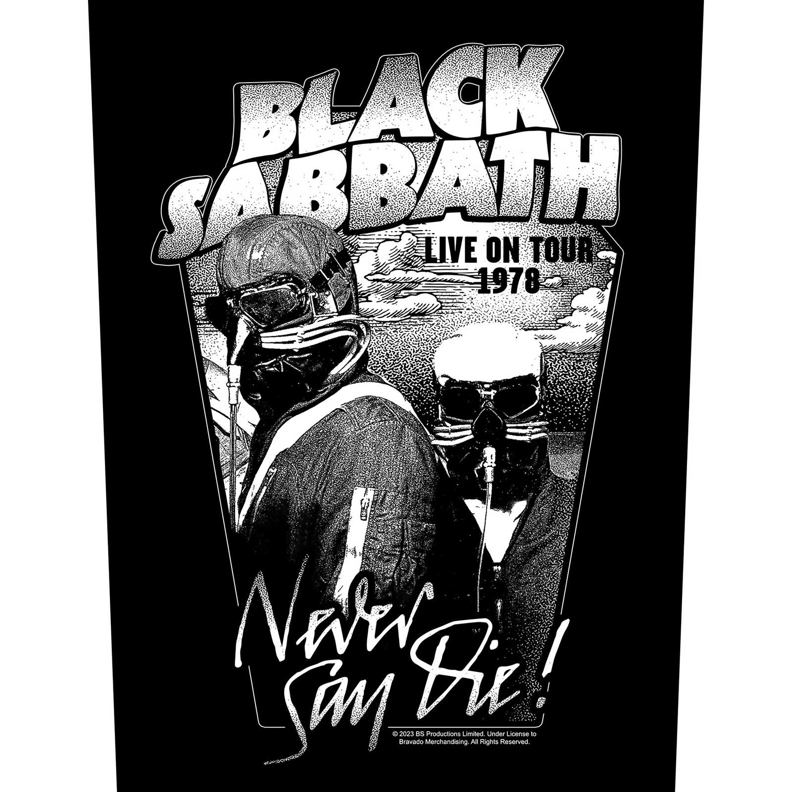 Nažehlovačka Black Sabbath - Never Say Die