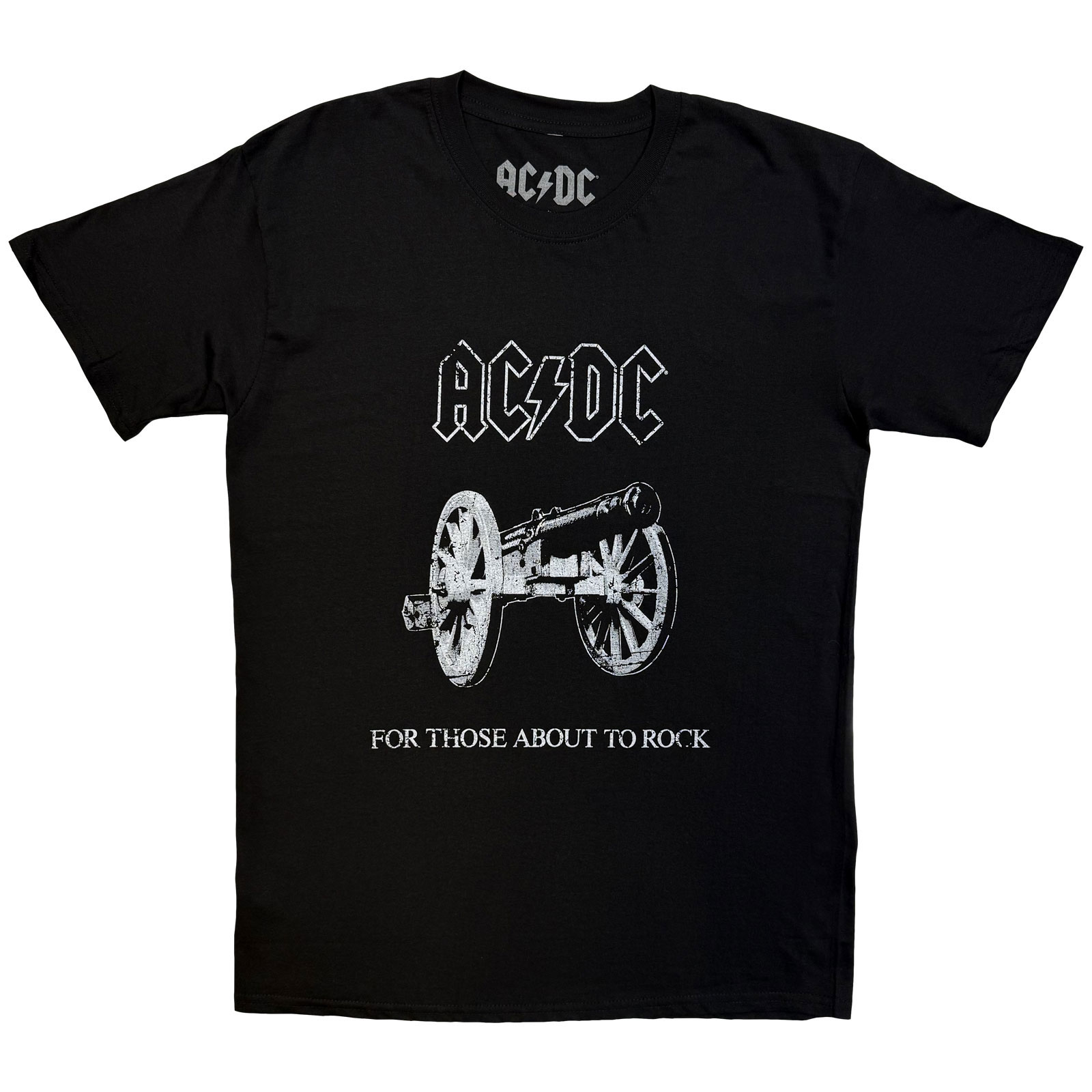 Tričko AC/DC - About to Rock, Unisex,Čierna,XXL