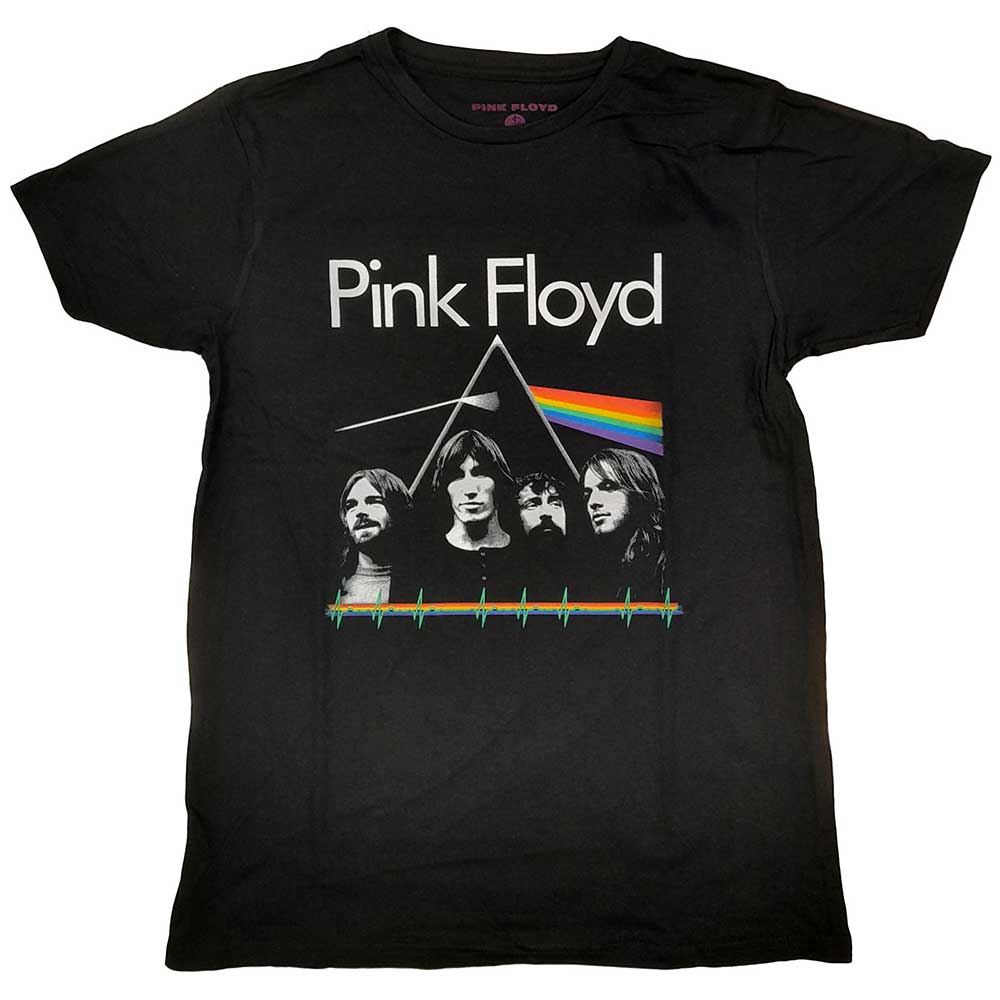 Tričko Pink Floyd - Dark Side of the Moon Band & Pulse, Unisex,Čierna,XXL