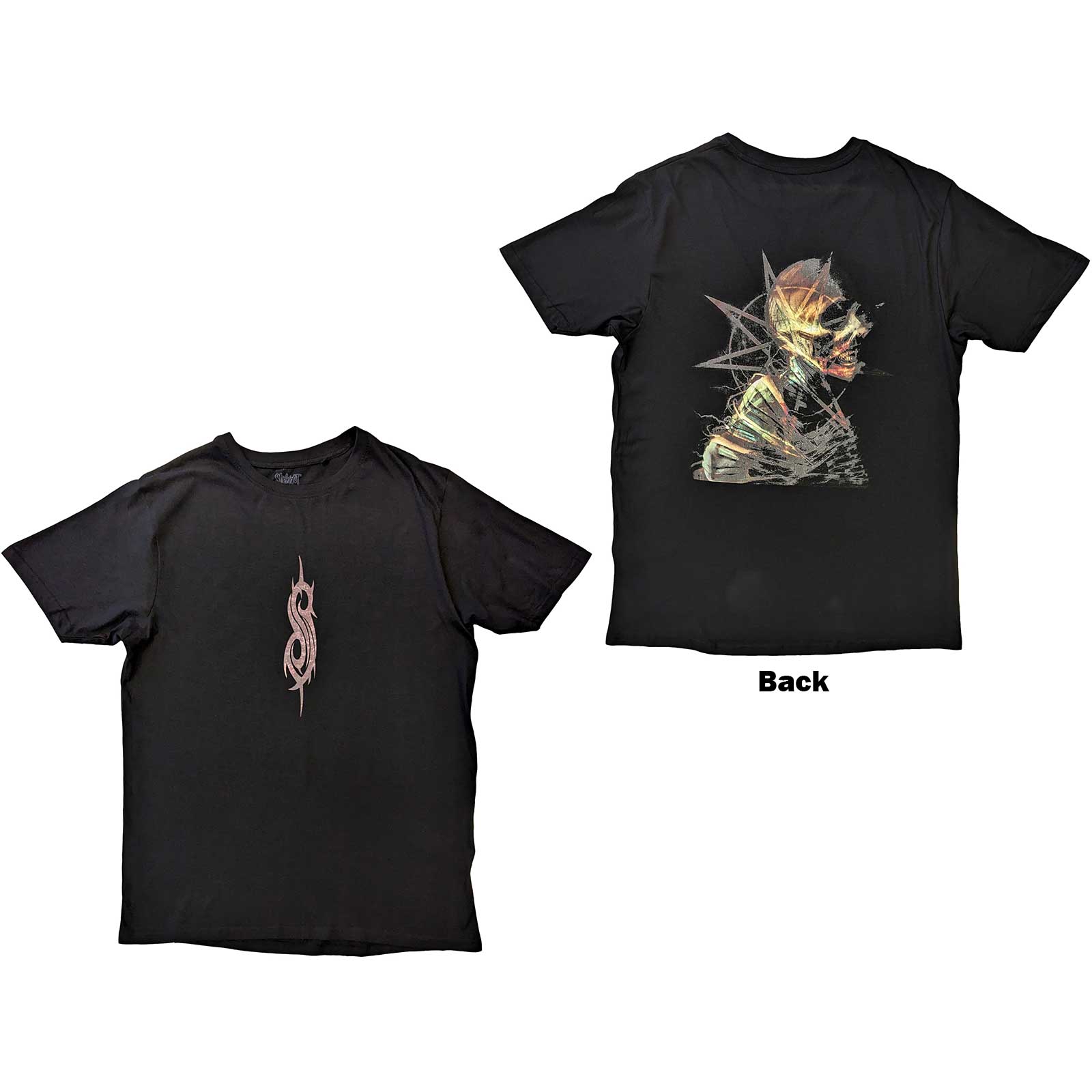 Tričko Slipknot - Skeleton & Pentagram, Unisex,Čierna,XXL