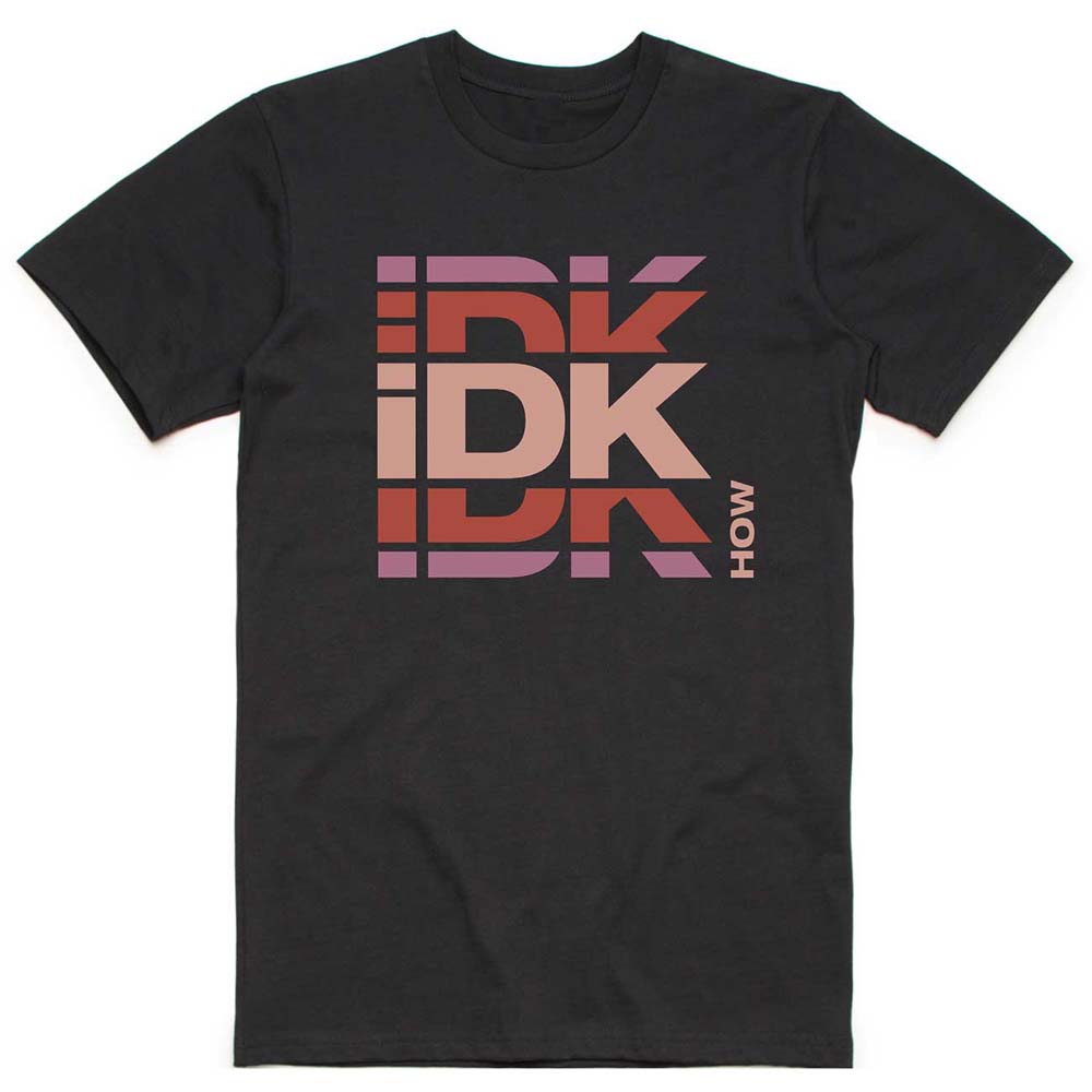 Tričko iDKHOW - Branded Logo, Unisex,Čierna,XL