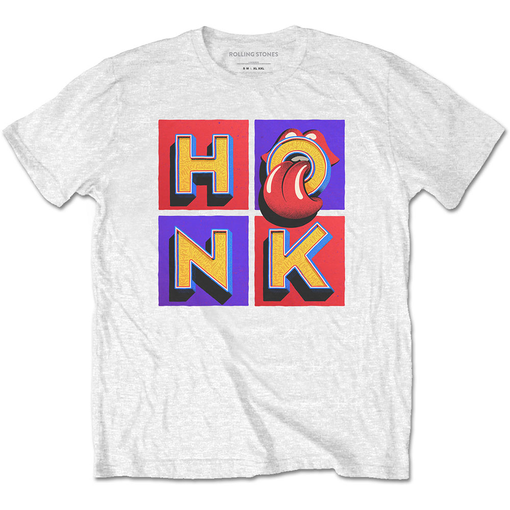 Tričko The Rolling Stones - Honk Album, Unisex,Biela,XXL
