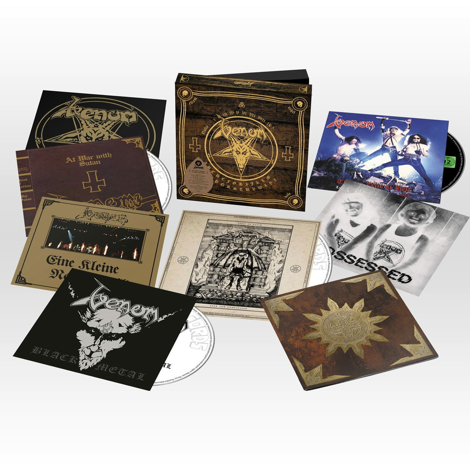 Kazeta Venom - IN NOMINE SATANAS (CD BOX