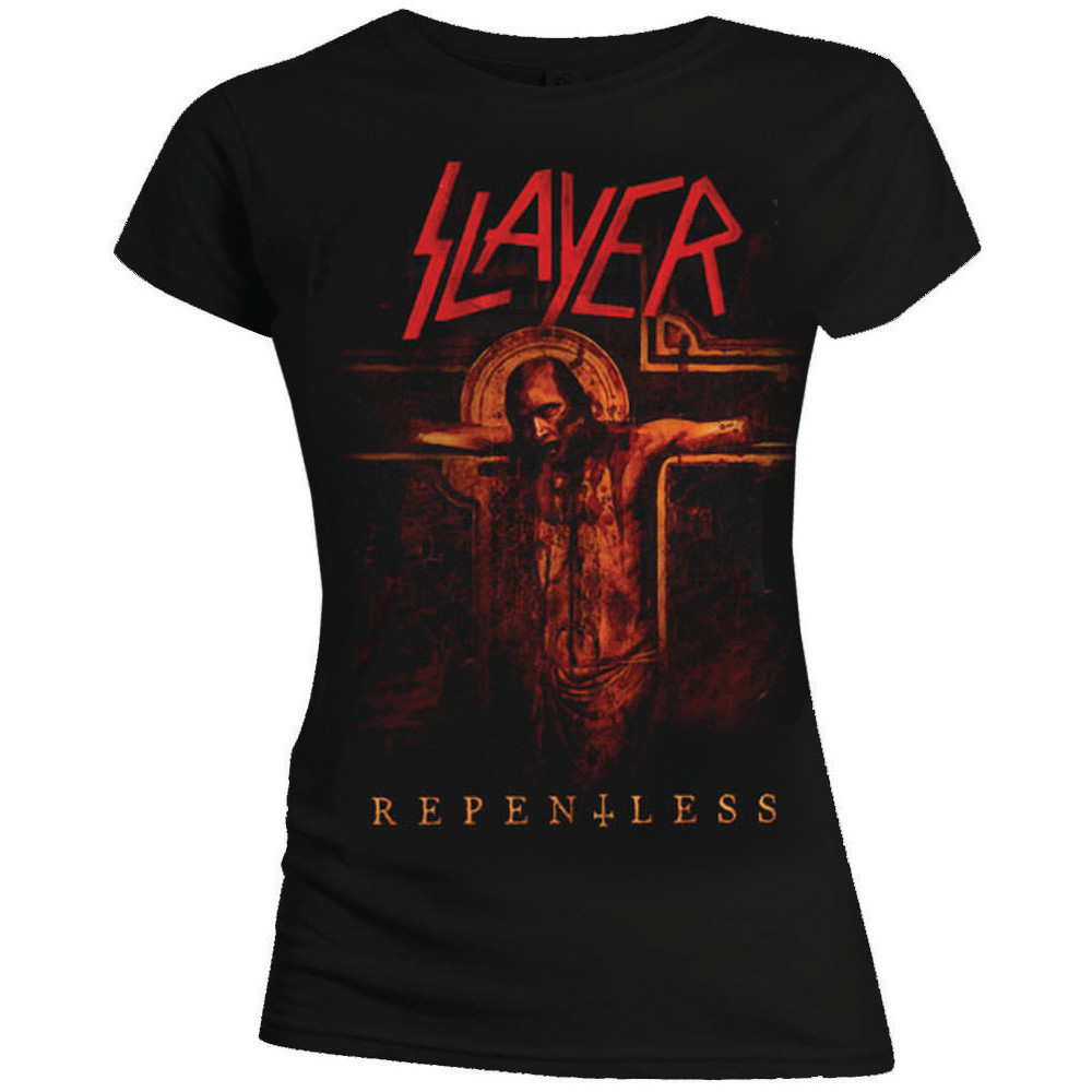 Tričko Slayer - Repentless Crucifix, Žena,Čierna,XL