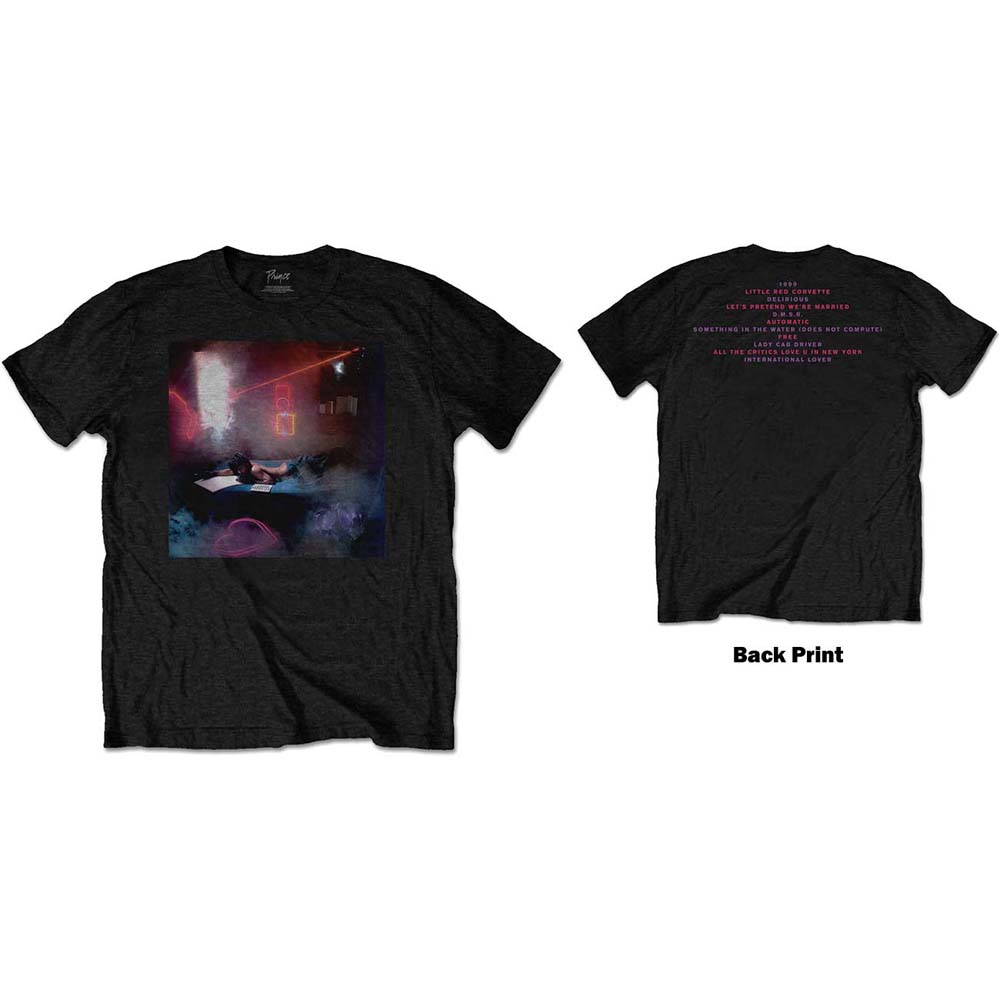 Tričko Prince - Watercolours, Unisex,Čierna,XXL