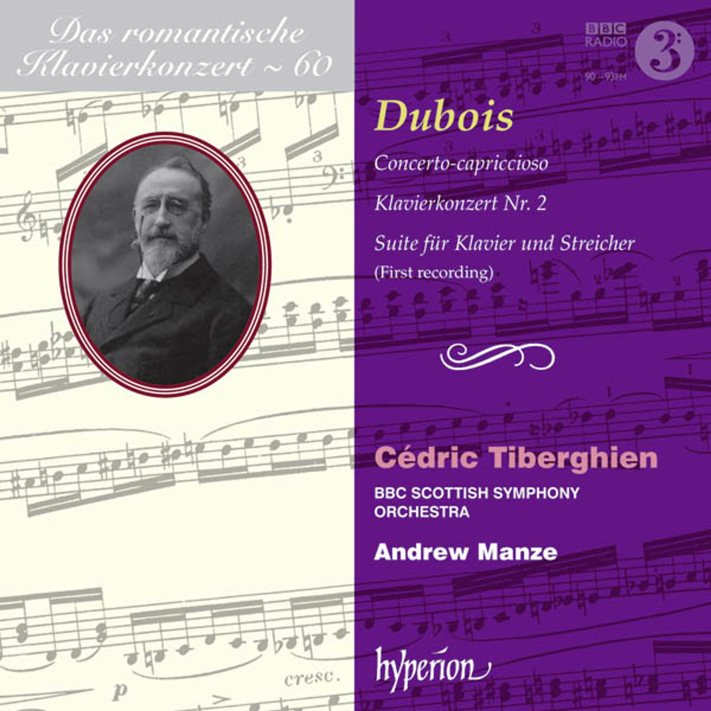 CD Cédric Tiberghien - DUBOIS: PIANO CONCERTOS (HYPERION ROMANTIC PIANO C