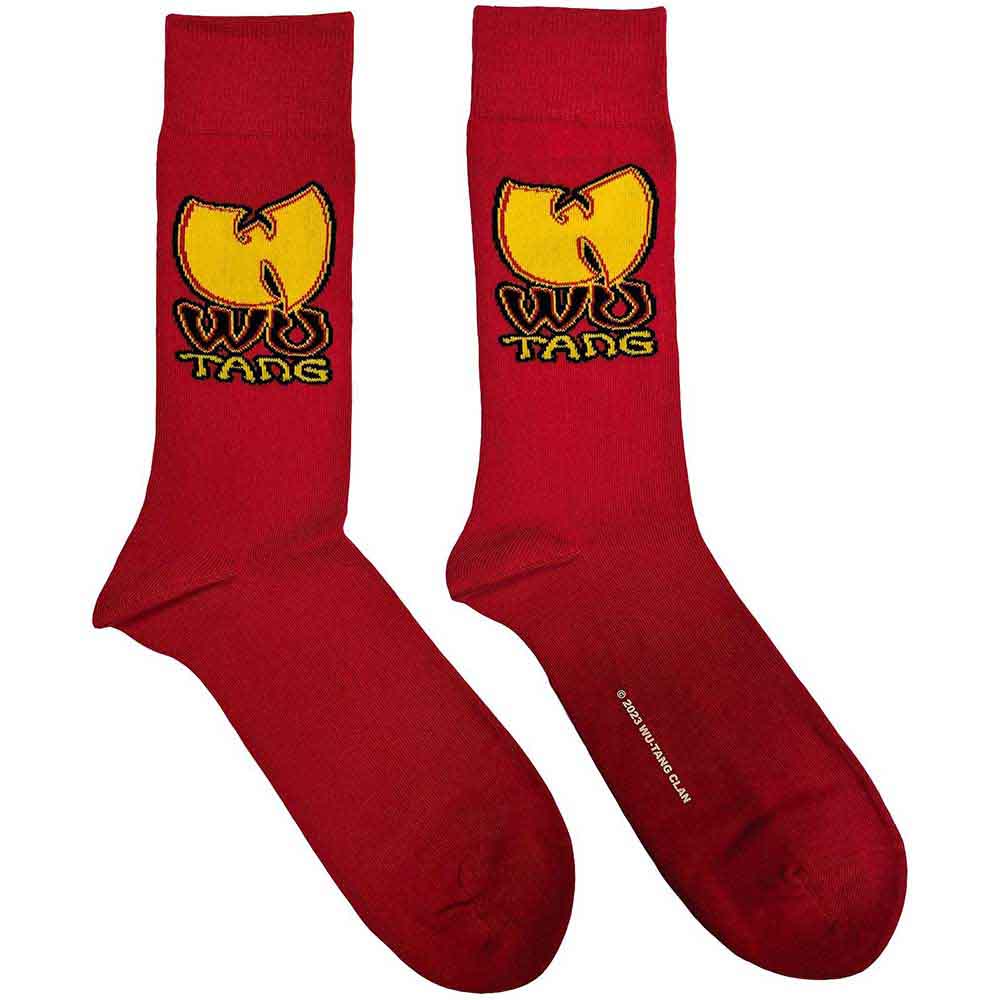 Ponožky Wu-Tang Clan - Wu-Tang, Unisex,Červená,UK 7 - 11