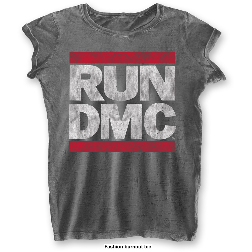 Tričko Run-DMC - DMC Logo, Žena,Šedá,XXL