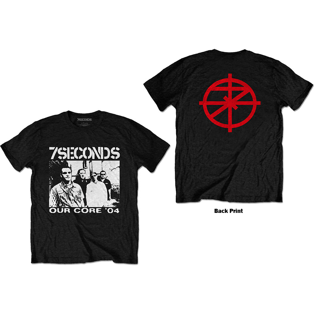 Tričko 7 Seconds - Our Core, Unisex,Čierna,XXL