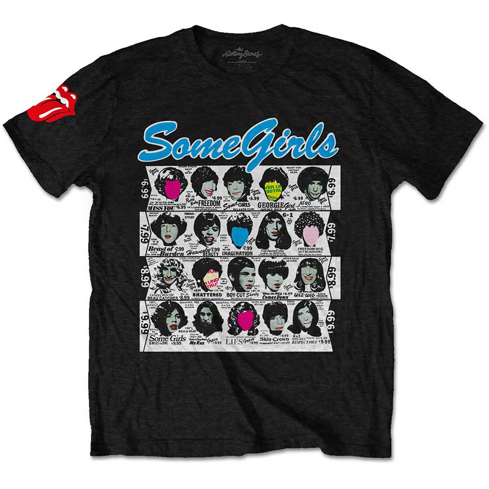Tričko The Rolling Stones - Some Girls Album, Unisex,Čierna,XXL
