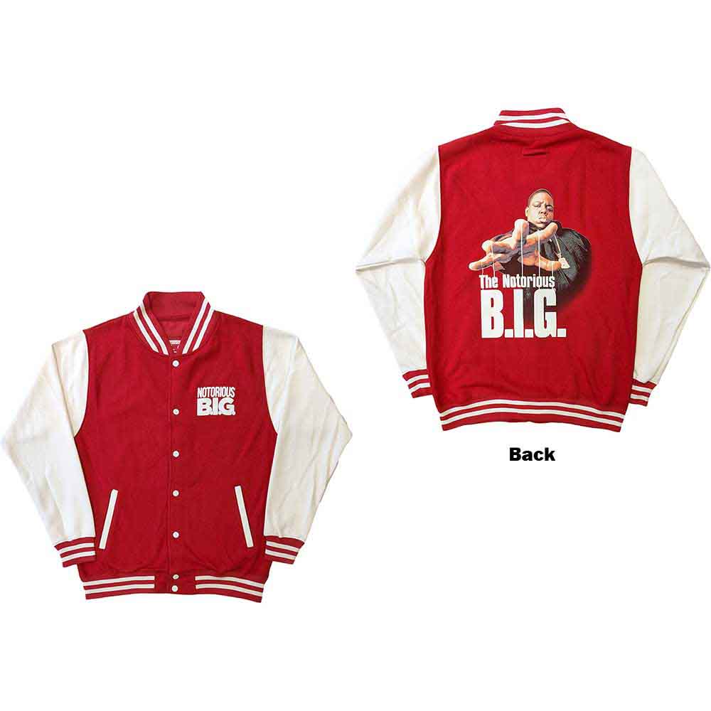Varsity Biggie Smalls - Reachstrings, Unisex,Biela,M