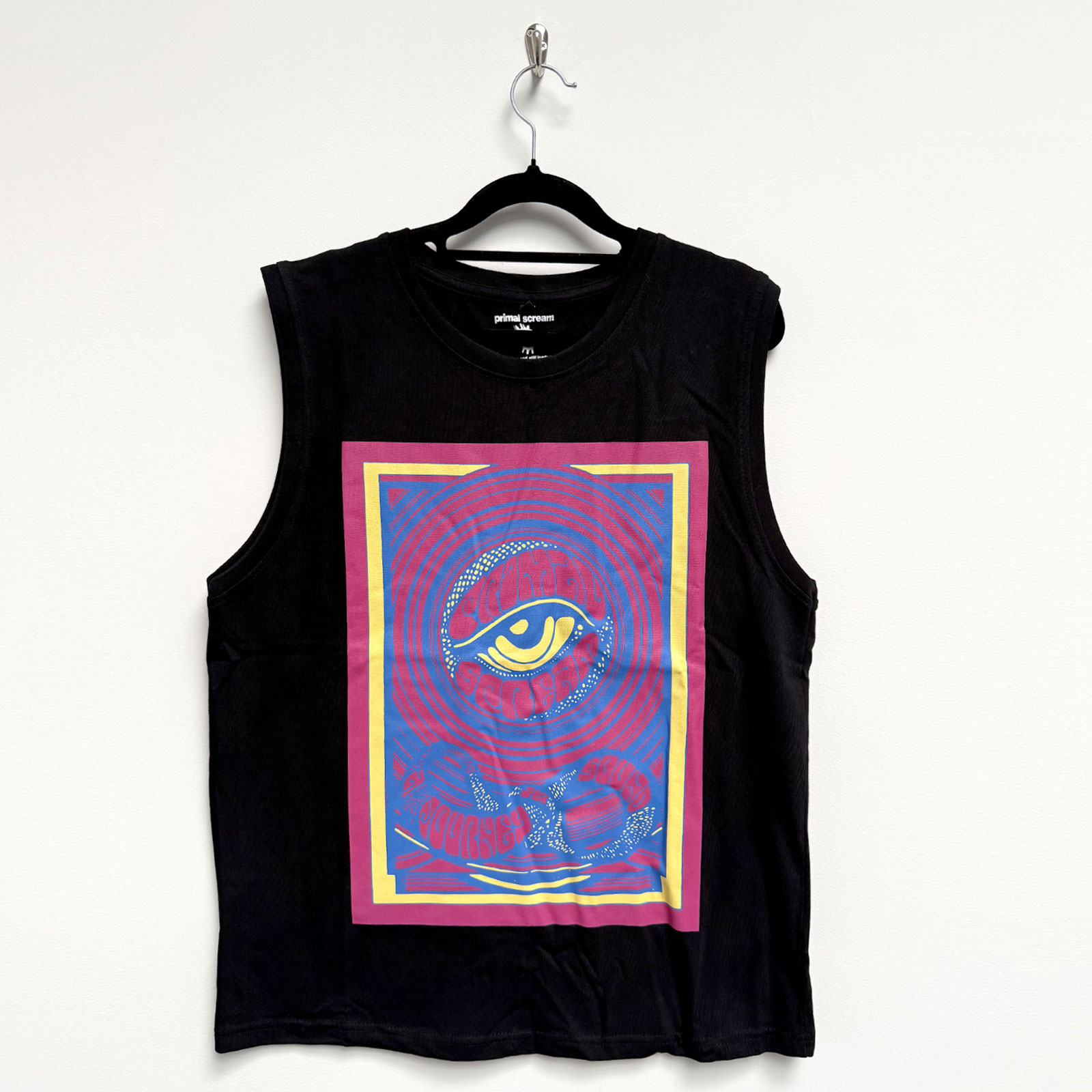 Tielko Primal Scream - Psychedelic Eye, Unisex,Čierna,XXL