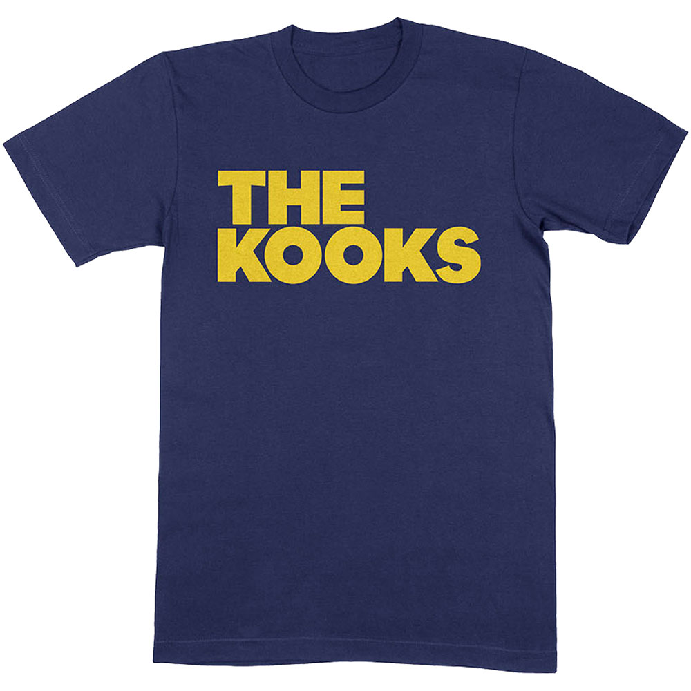 Tričko The Kooks - Logo, Unisex,Modrá,XXL