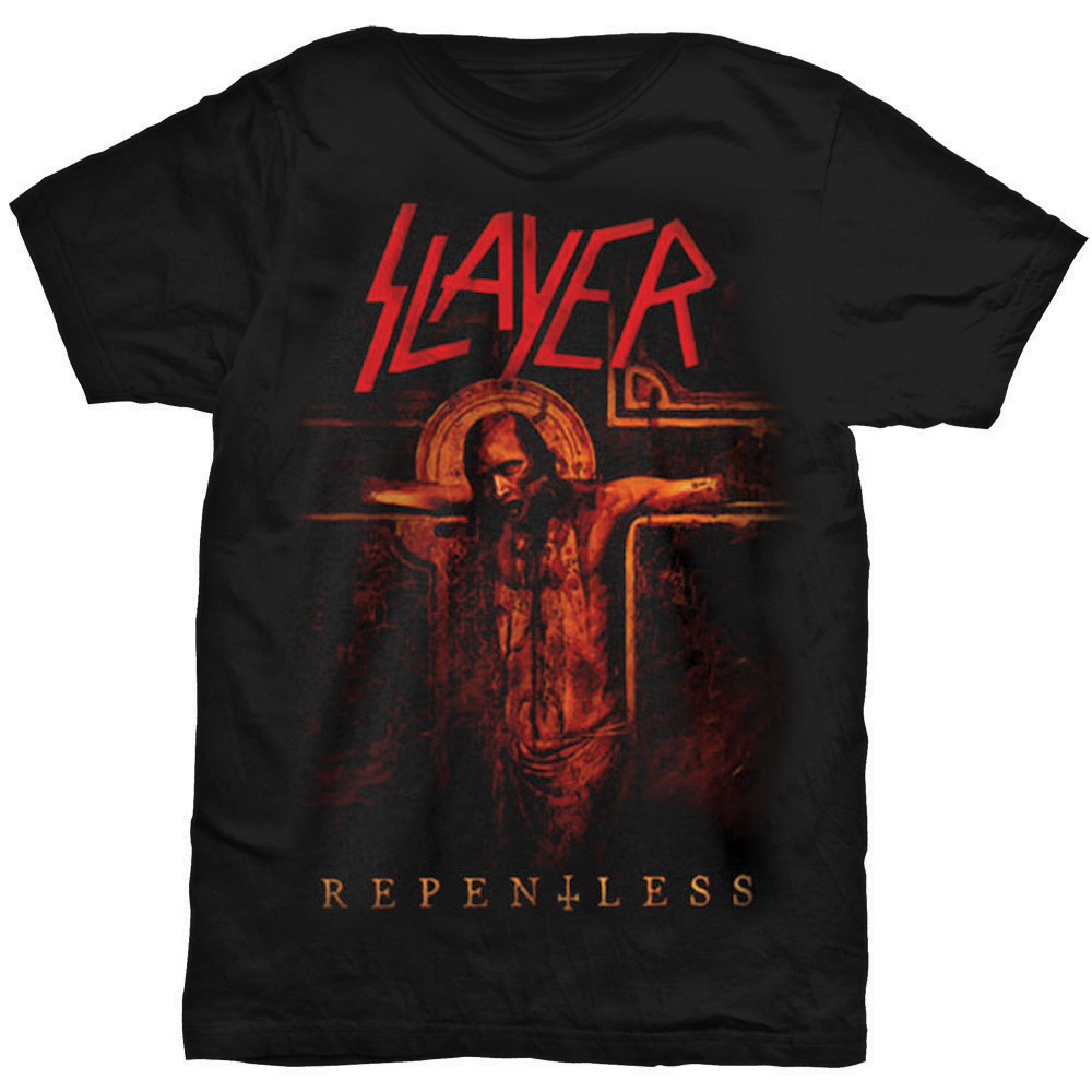 Tričko Slayer - Crucifix, Unisex,Čierna,M