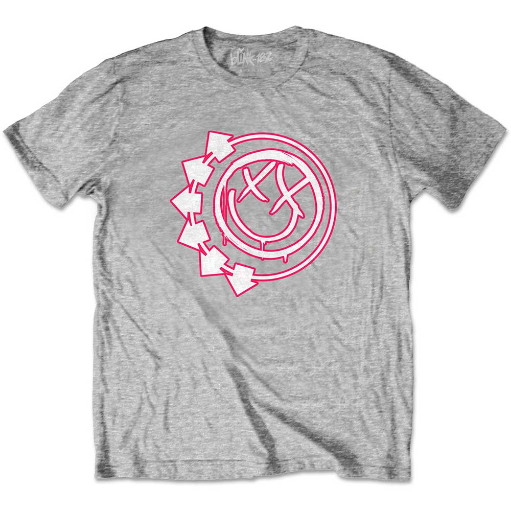 Tričko Blink 182 - Six Arrow Smiley, Dieťa,Šedá,12 – 14 rokov