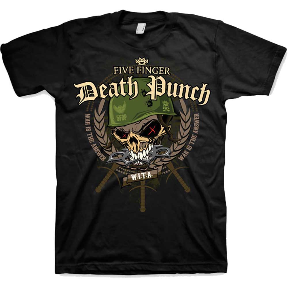 Tričko Five Finger Death Punch - War Head, Unisex,Čierna,XXL