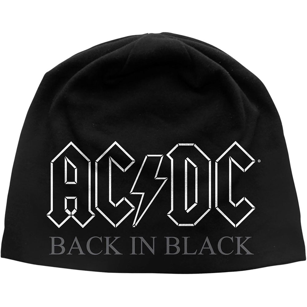 Čapica AC/DC - Back in Black, Unisex,Čierna,Univerzálna
