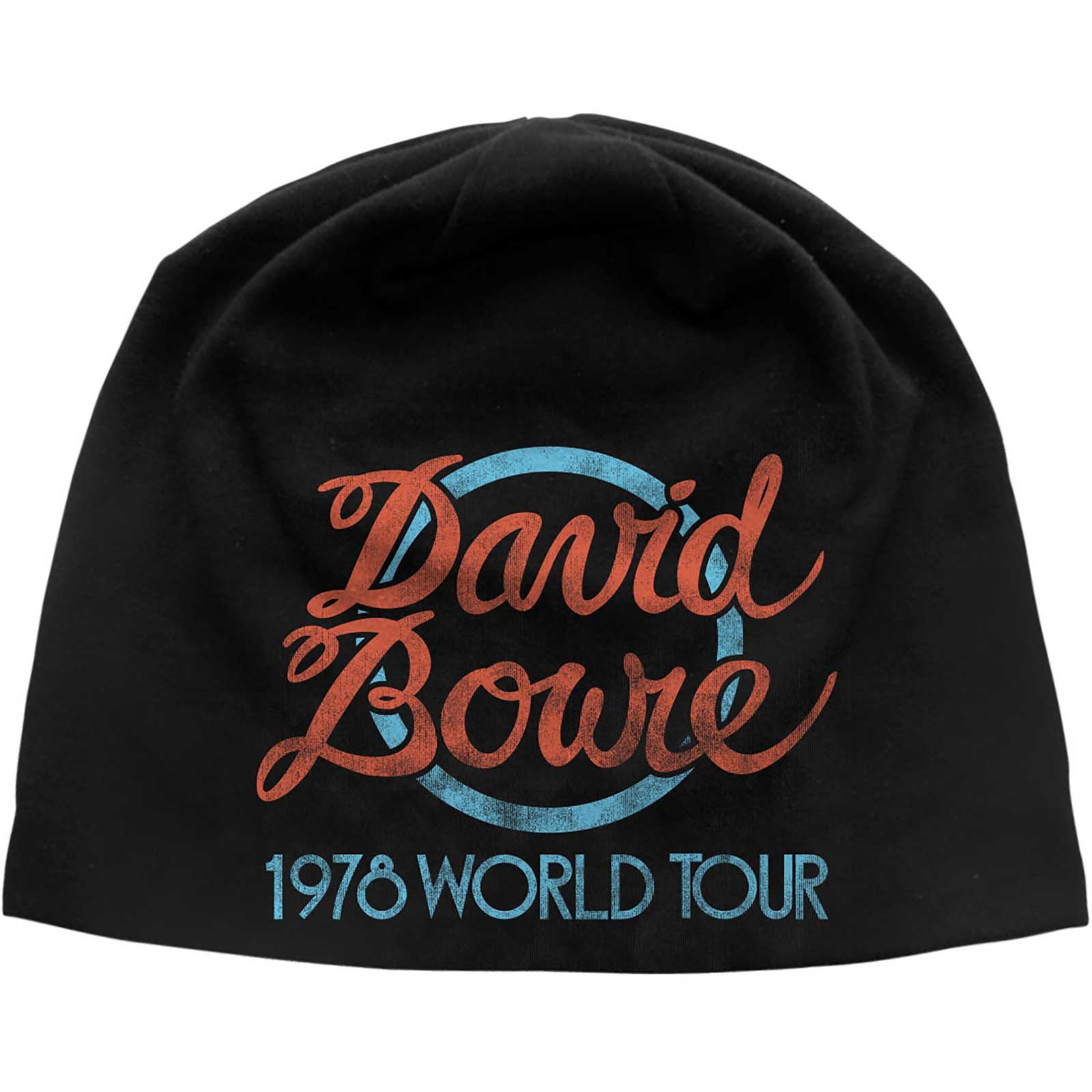 Čapica David Bowie - World Tour Logo JD Print, Unisex,Čierna,Univerzálna