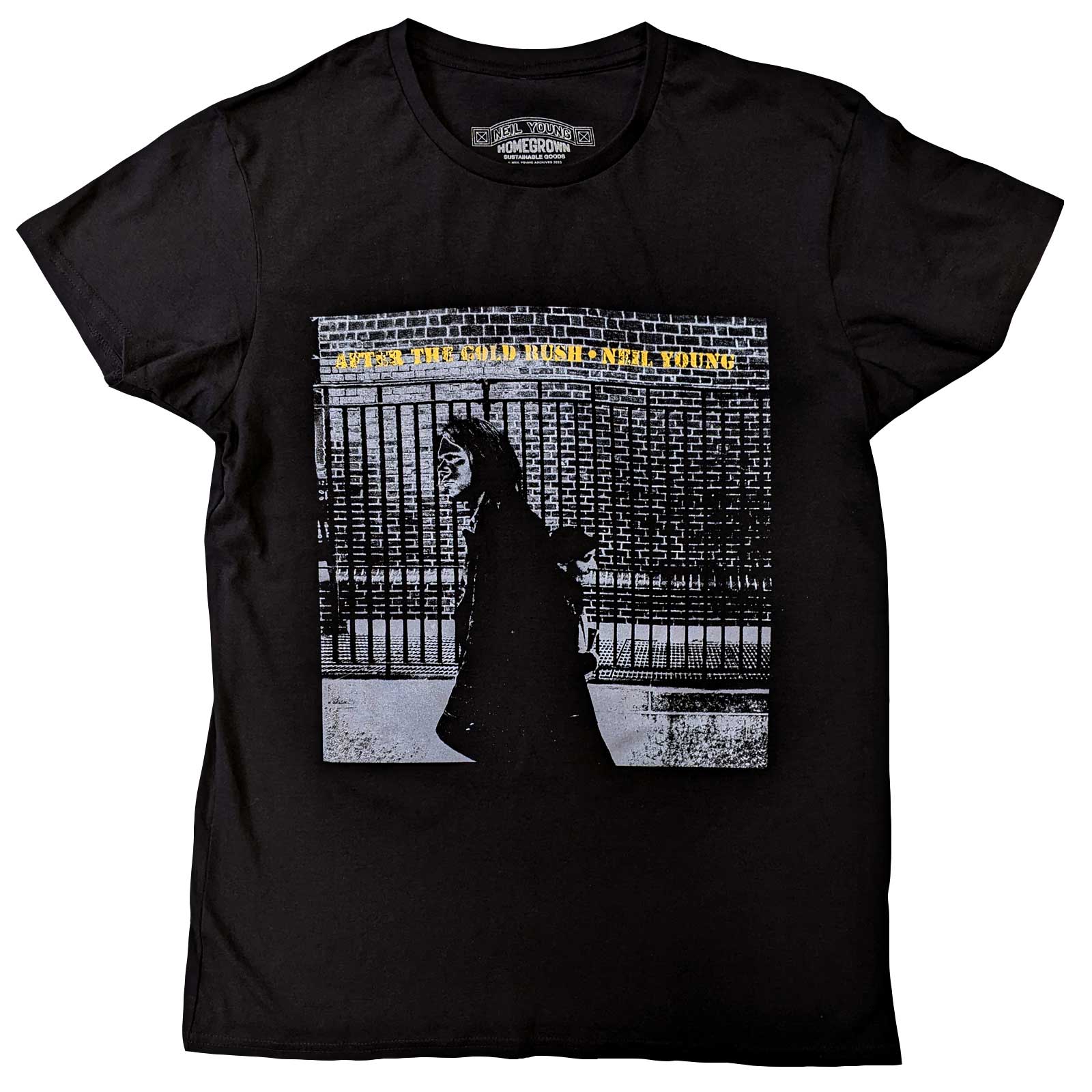 Tričko Neil Young - After The Gold Rush, Unisex,Čierna,XXL
