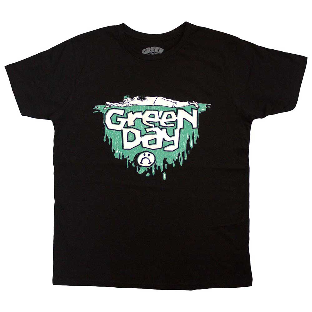 Tričko Green Day - Sad Smiley, Unisex,Čierna,XXL
