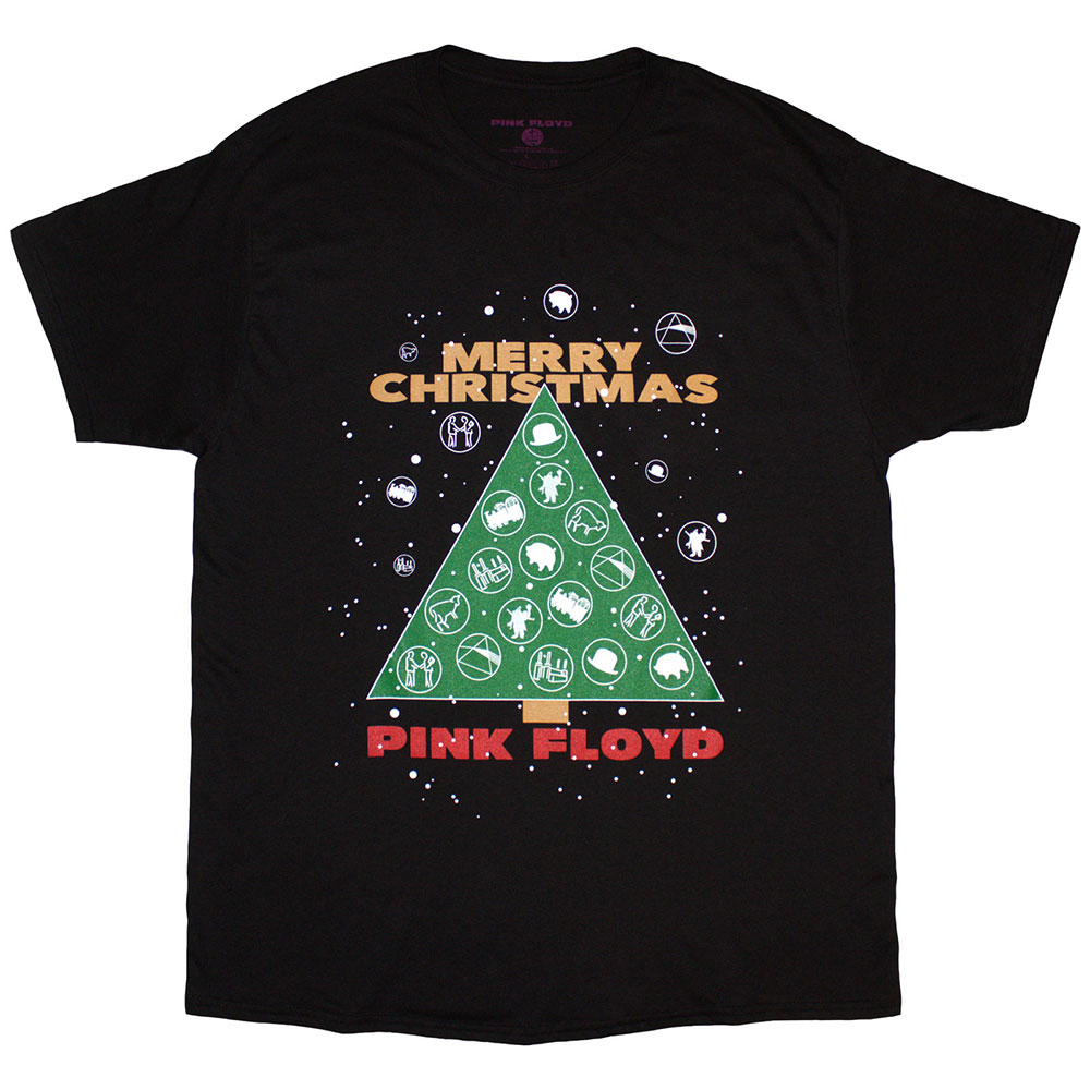 Tričko Pink Floyd - Merry Christmas, Unisex,Čierna,XXL