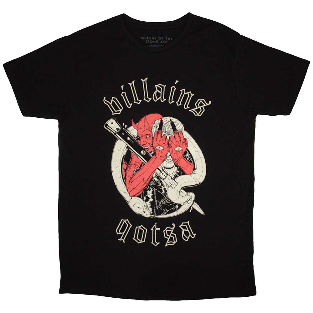 Tričko Queens of the Stone Age - Villains, Unisex,Čierna,XXL
