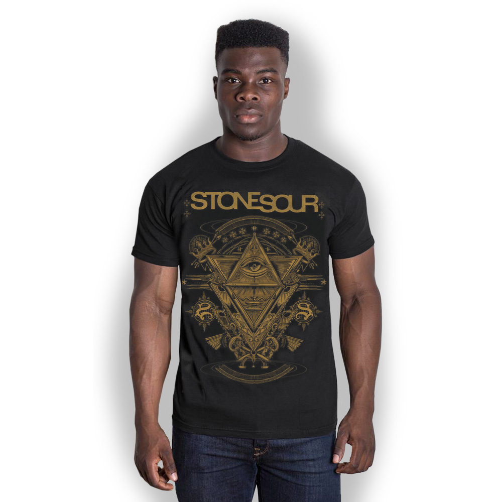 Tričko Stone Sour - Pyramid, Unisex,Čierna,XXL