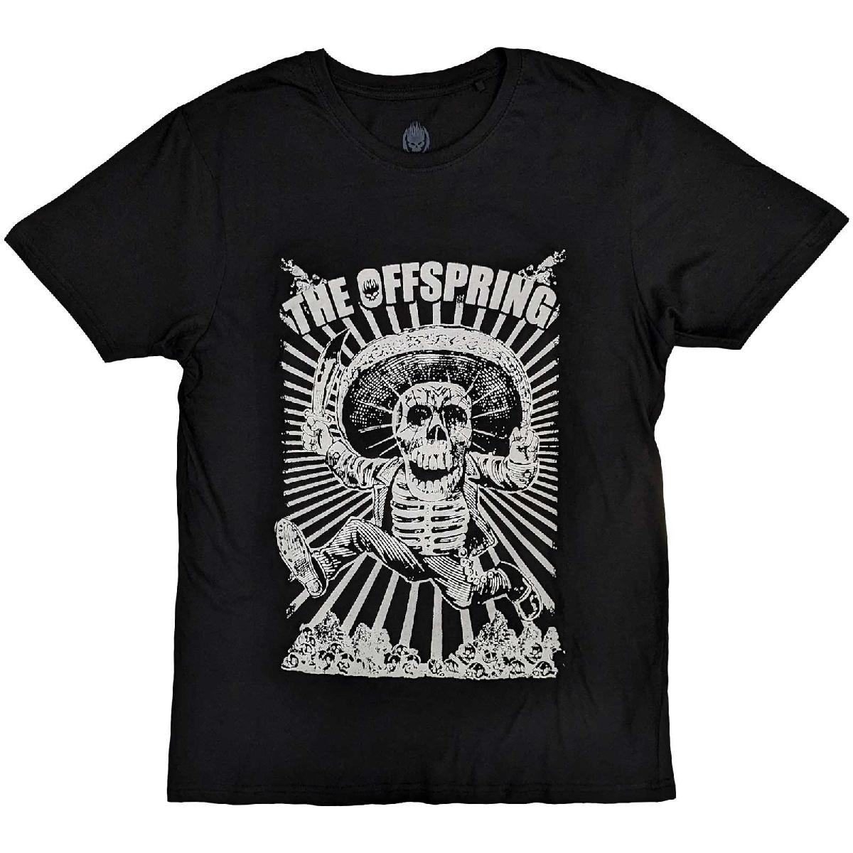 Tričko The Offspring - Jumping Skeleton, Unisex,Čierna,XXL