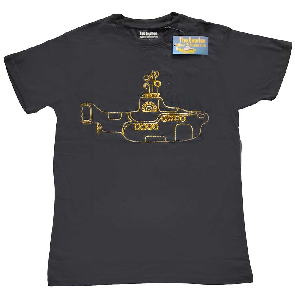 Tričko The Beatles - Yellow Submarine, Unisex,Čierna,XL