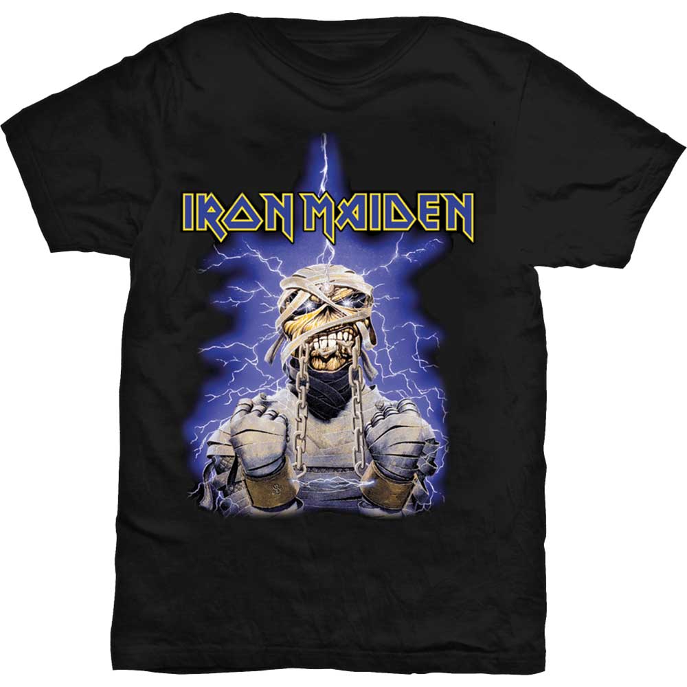 Tričko Iron Maiden - Powerslave Mummy, Unisex,Čierna,M