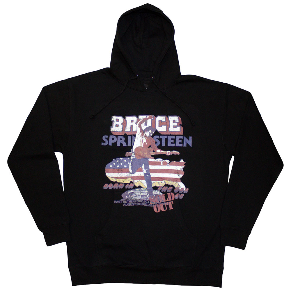 Mikina Bruce Springsteen - Born In The USA '85, Unisex,Čierna,XXL