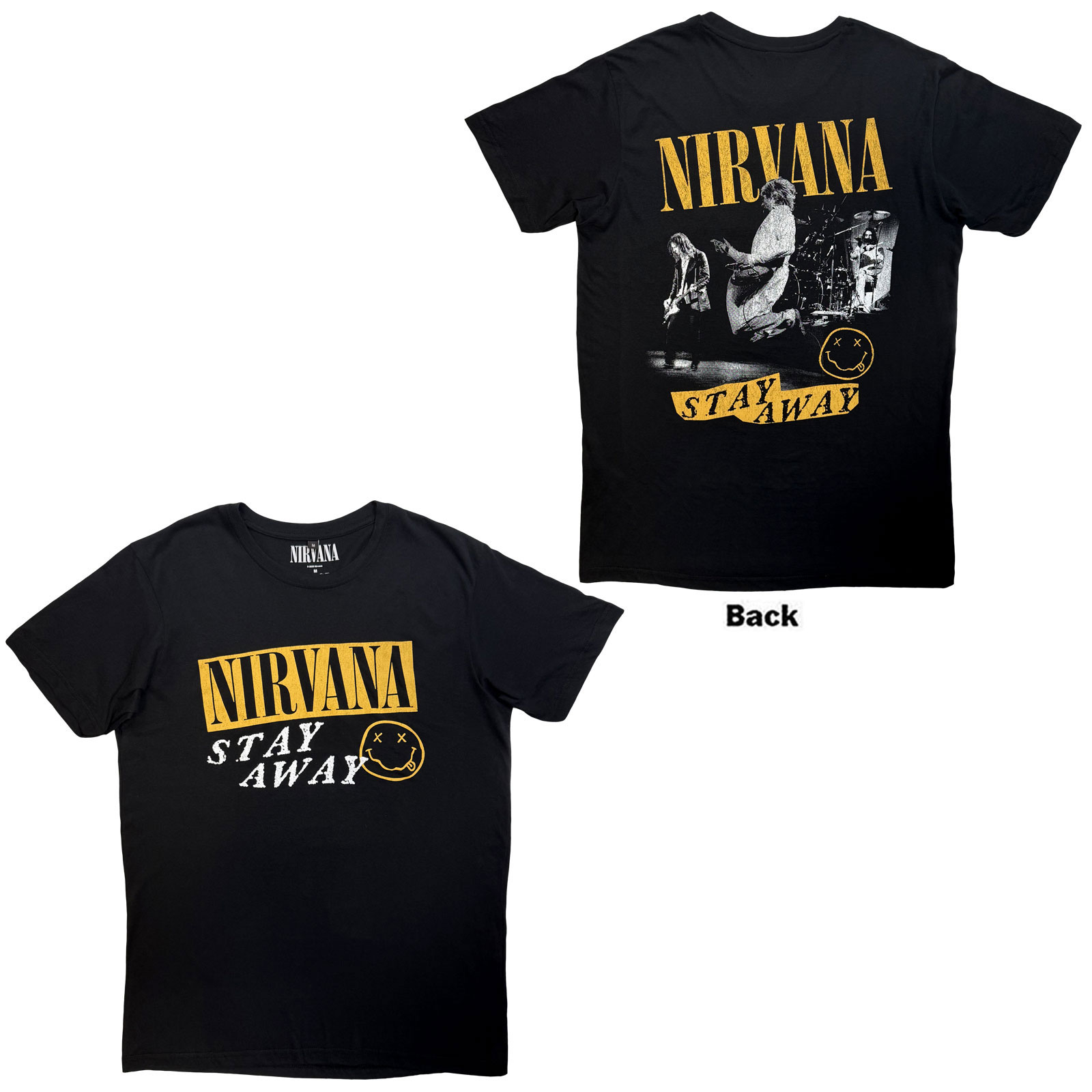Tričko Nirvana - Stay Away, Unisex,Čierna,XXL