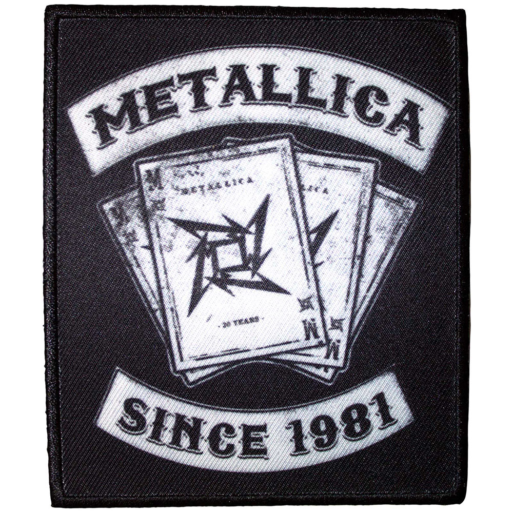 Nažehlovačka Metallica - 30th Anniversary Playing Card