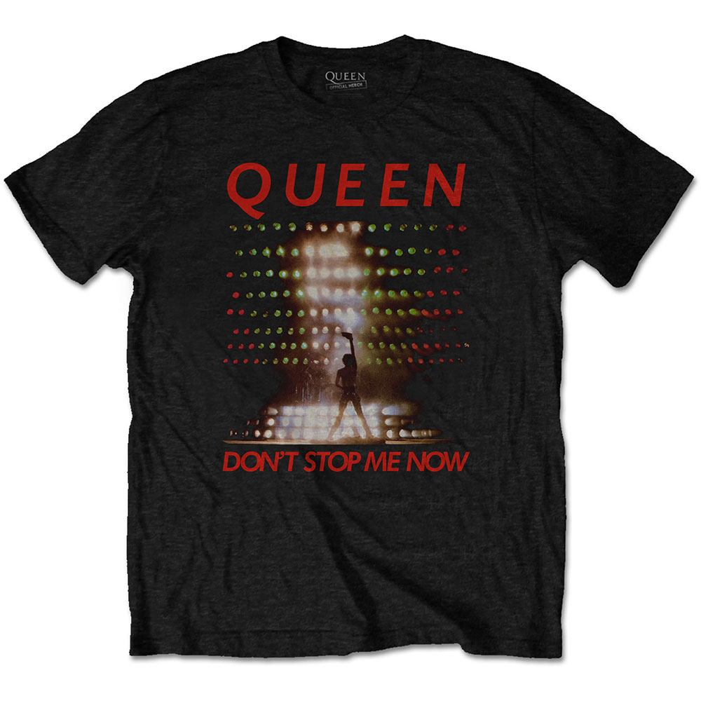Tričko Queen - Don't Stop Me Now, Unisex,Čierna,XXL