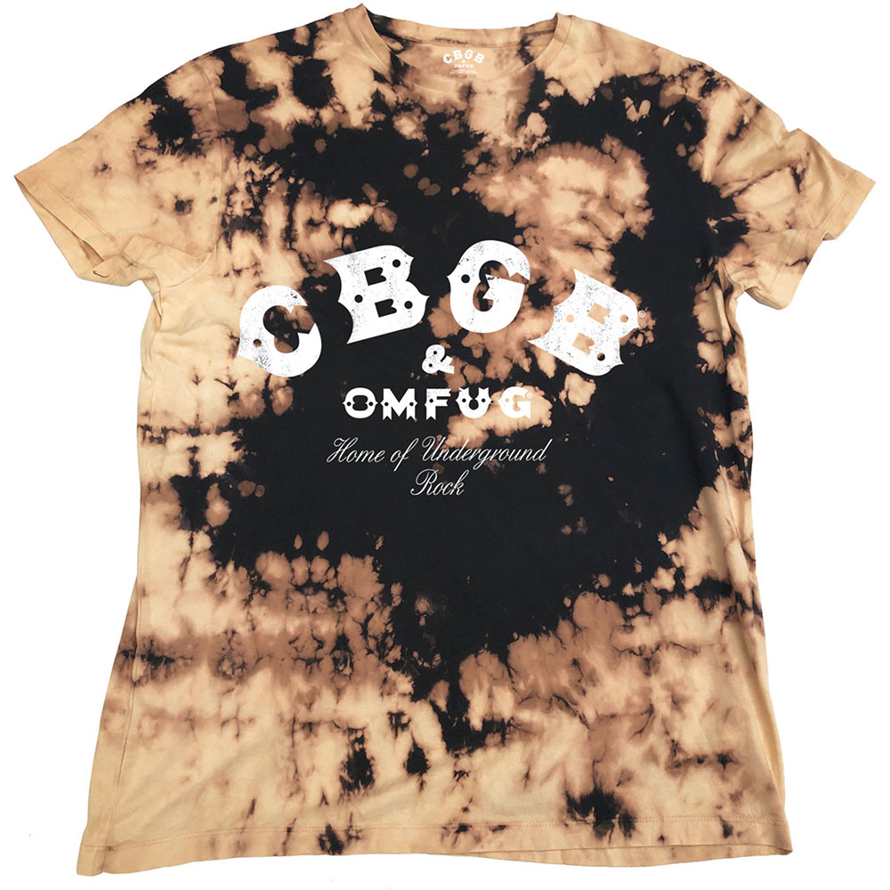 Tričko CBGB - Classic Logo, Unisex,Hnedá,XL