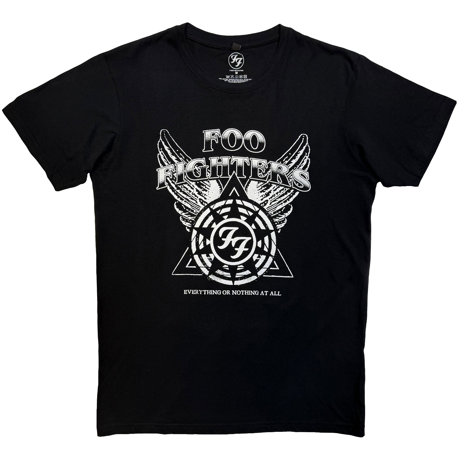 Tričko Foo Fighters - Everything or Nothing At All Logo, Unisex,Čierna,XXL