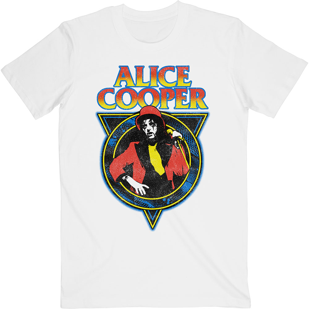 Tričko Alice Cooper - Snakeskin, Unisex,Biela,XXL