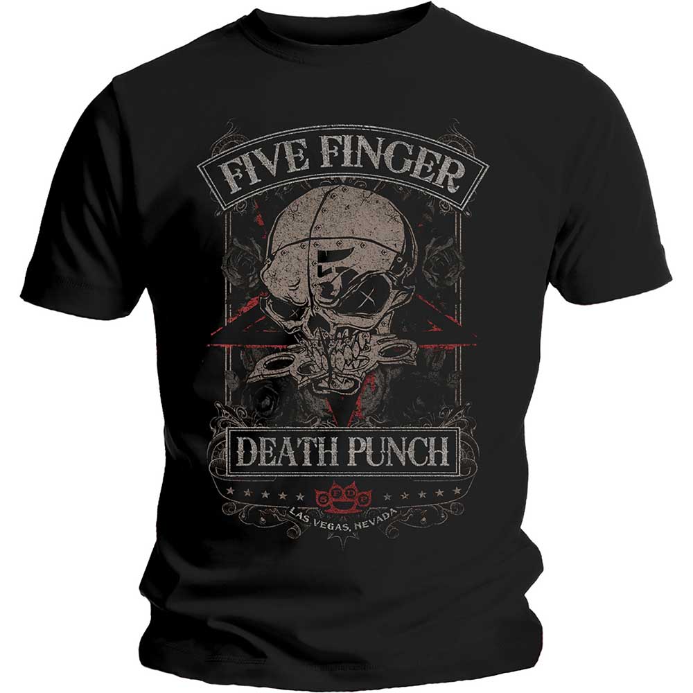 Tričko Five Finger Death Punch - Wicked, Unisex,Čierna,XL