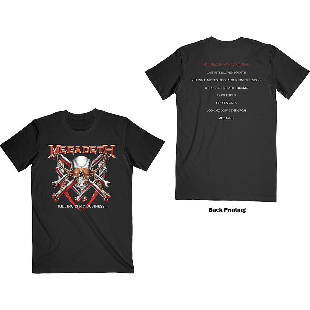 Tričko Megadeth - Killing Is My Business, Unisex,Čierna,XXL