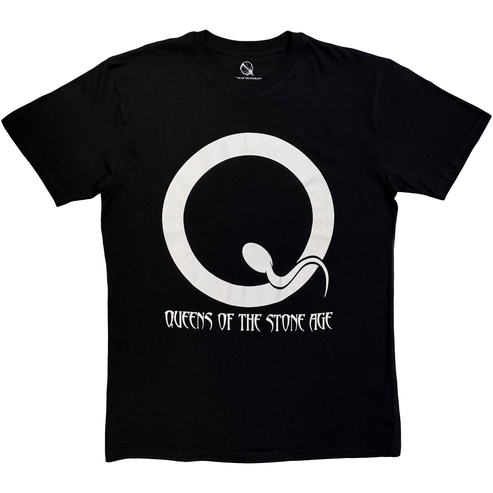 Tričko Queens of the Stone Age - Sperm Logo Mono, Unisex,Čierna,XXL